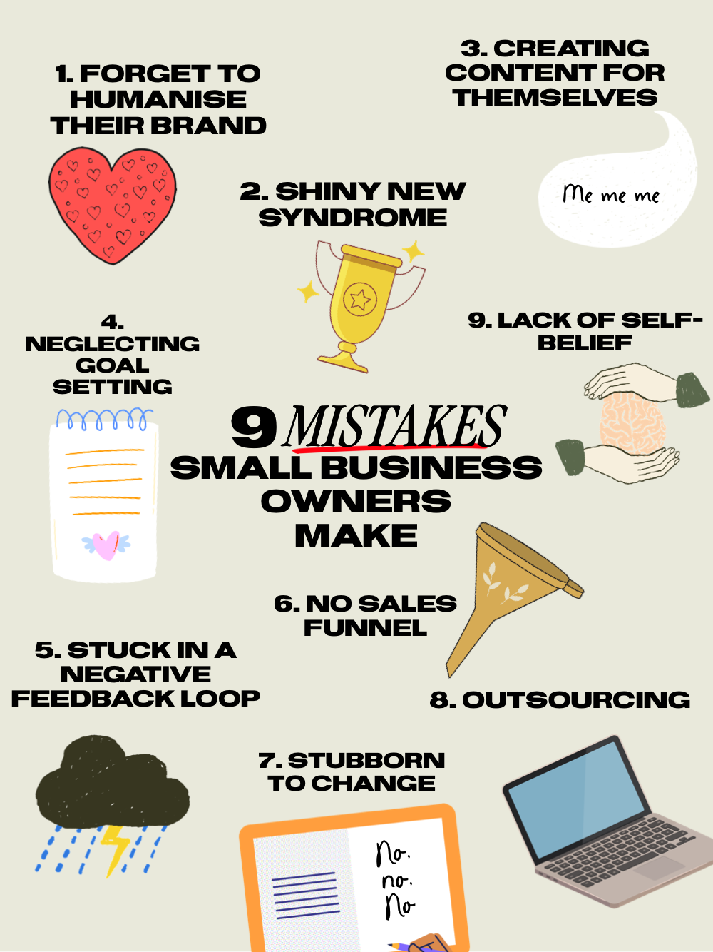 10 common small business mistakes